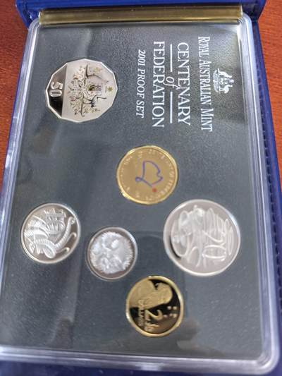 长老汇蛇年精选第二十六场拍卖 - 2001澳大利亚6枚精制套币，盒证全（1）