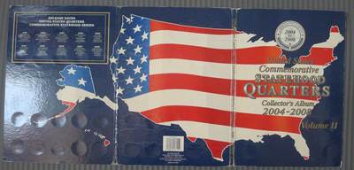 世界钱币章牌书籍专场拍卖第212期 美国50州纪念币 50枚带册