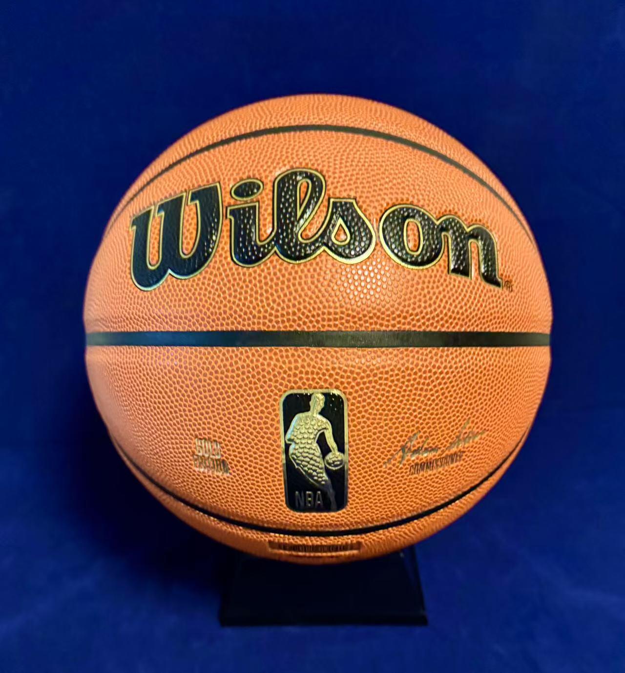 零元拍：联盟新王谢伊-吉尔杰斯-亚历山大亲签NBA官方签名球，Wilson奥布莱恩总冠军金杯版！