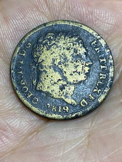 2025年第六十八场(总第九十四场）外国好品散币(免佣金) - 英国🇬🇧1819年黄铜代币(乔治三世时期)