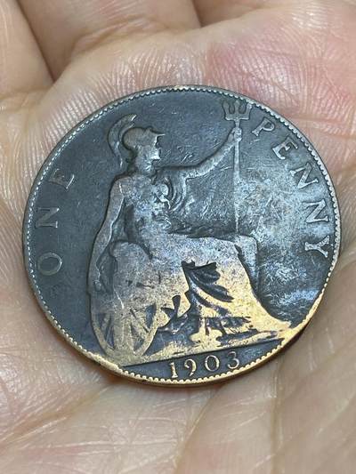 2025年第六十八场(总第九十四场）外国好品散币(免佣金) - 英国🇬🇧1903年1便士(爱德华七世时期)
