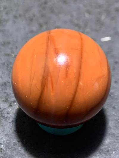 南红玛瑙柿子红2.0通货圆珠一颗， - 南红玛瑙柿子红2.0通货圆珠一颗，