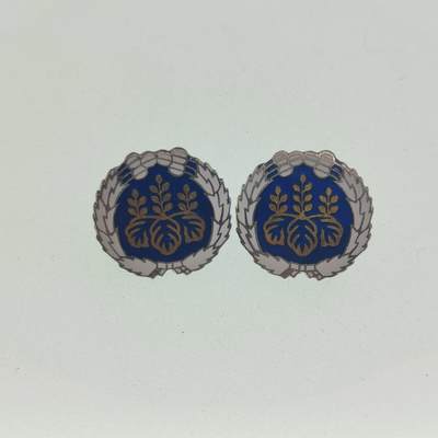 0元起拍勋章 第279期 咸鱼国勋章拍卖专场 7月23日（周日）下午6：00开始 - 日本国铁珐琅领章