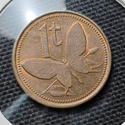 KK钱币收藏小铺 第311期 2月预留时间 周末发货 - 1975巴布亚新1托伊