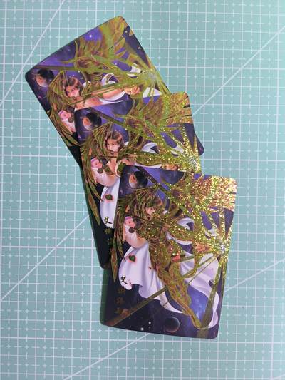 C先生卡牌  第7期 豪杰传亲签·五虎征鸾亲签·西游姬亲签·九州芳华志亲签（持续收拍品。。欢迎送拍） - 【钻闪】青鸾殿《黄金十二宫》射手座·艾俄洛斯  战损三渐变