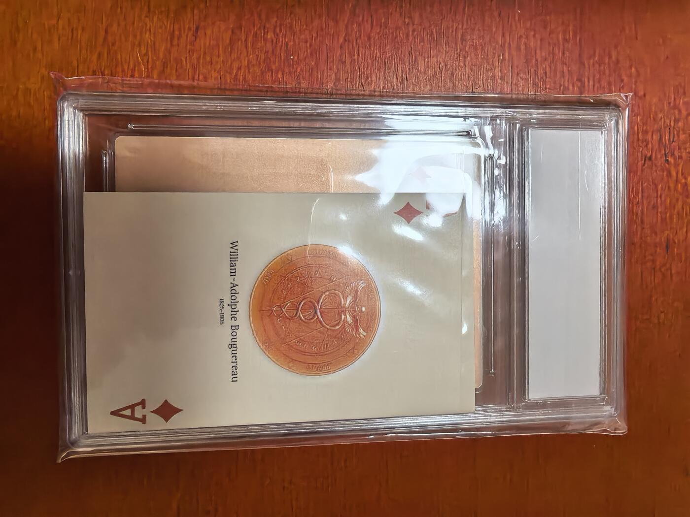 长老汇蛇年精选第二十七场拍卖 扑克牌A4张银质，全套，500枚