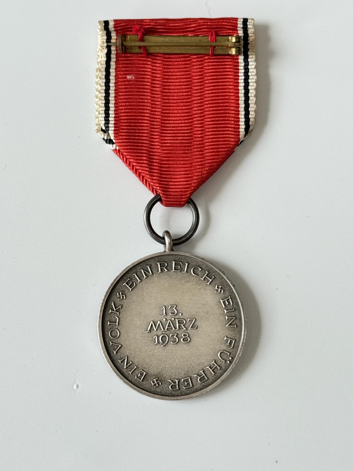 RimeNova韵星2025军品类夏季拍卖会-- RimeNova 2025 Summer Militaria Sale 德意志第三帝国1938吞并奥地利奖章