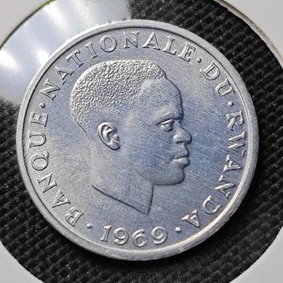KK钱币收藏小铺 第312期 2月预留时间 周末发货 - 1969卢旺达1法郎