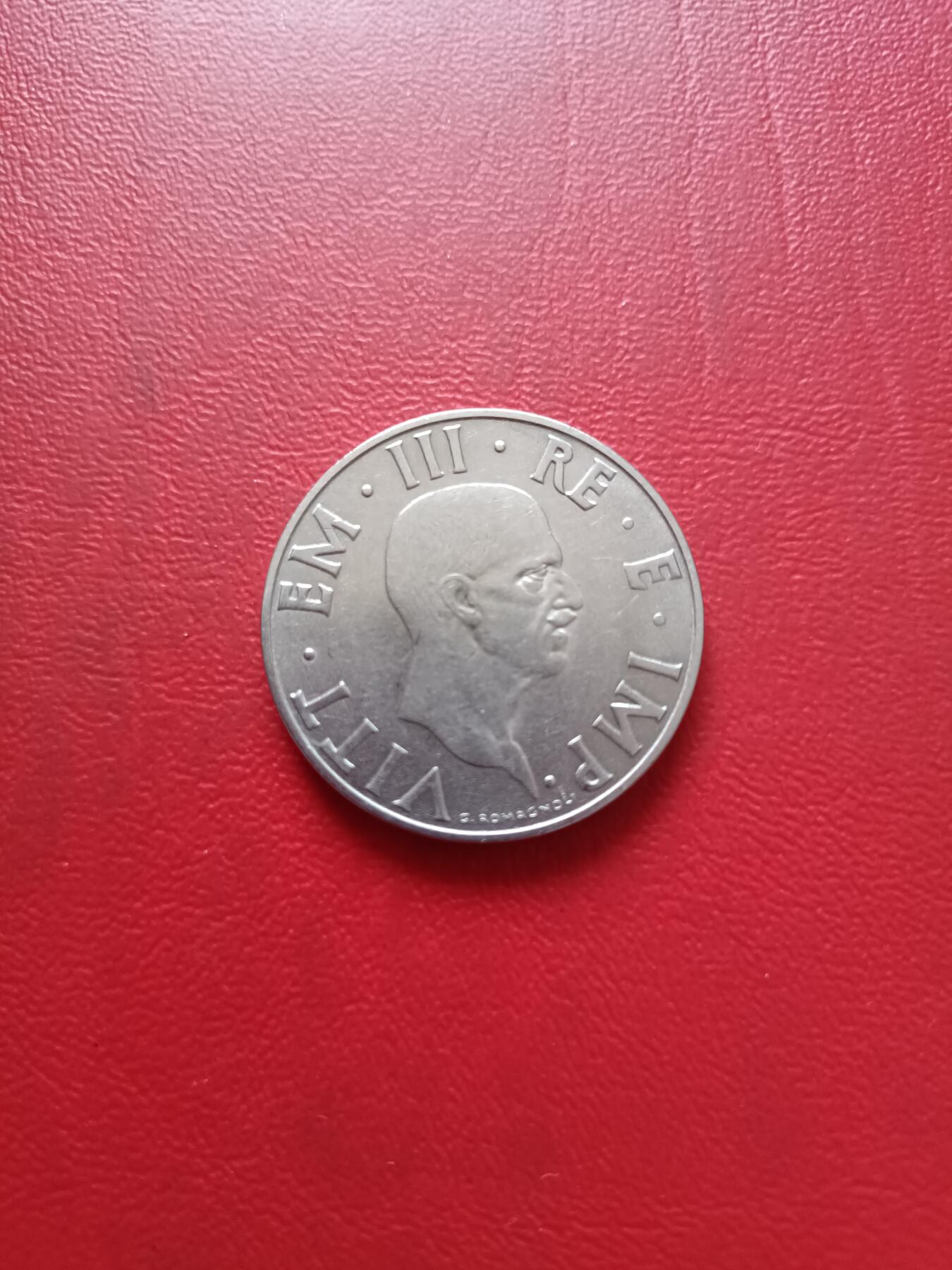 【云涧收藏】第四十六场 意大利1939年2里拉，UNC