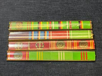 古林万国勋赏☆☆爱藏☆☆精品第二期-分享拍场赚佣金 - 民主德国人民警察高级警官勋略一版--人民警察荣誉、功绩一组-铜级到特等三级忠诚服役、优秀服役等 十六R大略