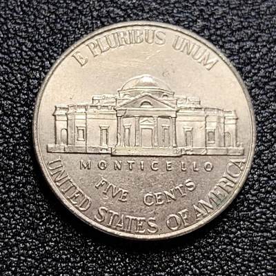 泉币菌-第59场-各国老币铜币场 美国杰斐逊纪念币镍币