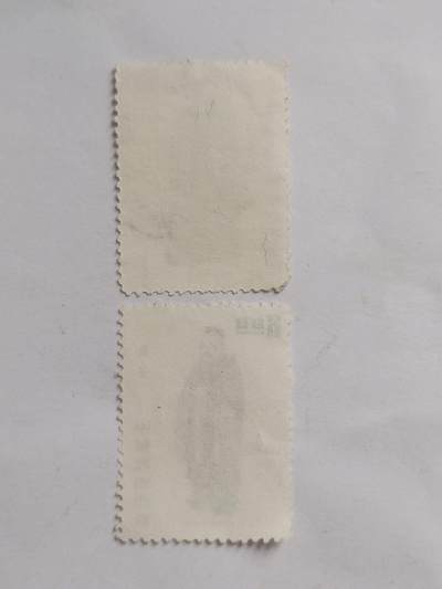 邮票专场 中华民国邮票二枚。