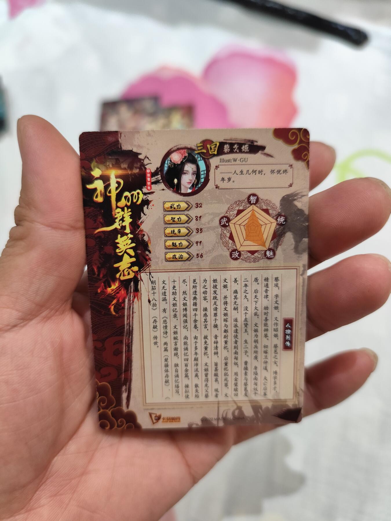 粗闪 蔡文姬 神州群英志 