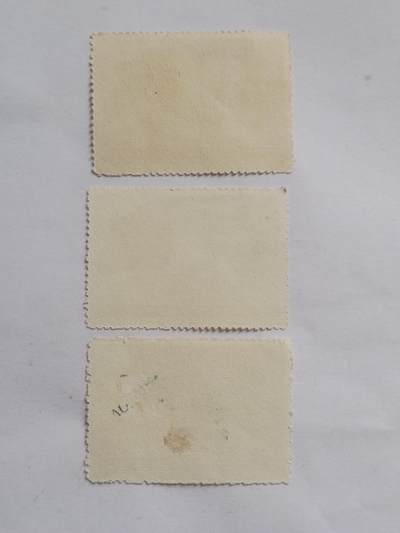 邮票专场 1958年 中国人民志愿军凯旋归国纪念邮票一套三枚。