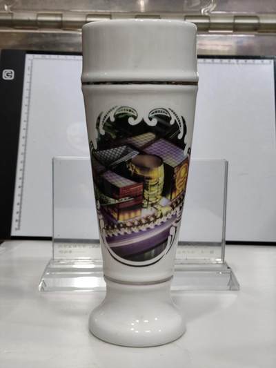杂七杂八 - 广州珠江啤酒节定制纪念版陶瓷啤酒杯，保存完好