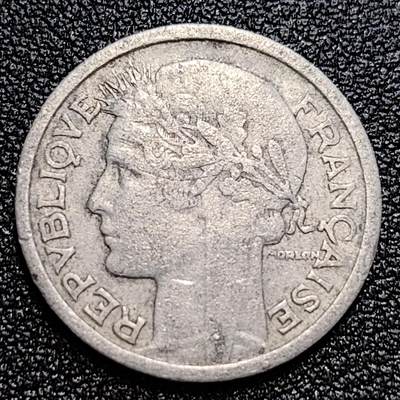 泉币菌-第59场-各国老币铜币场 - 法国1947年 1法郎铝币 23mm 谷物女神