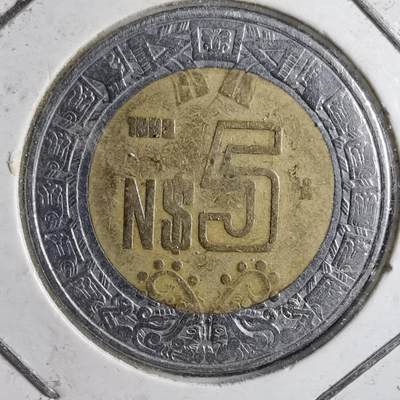 沼泽如烟--第789场 - 墨西哥1993年5比索