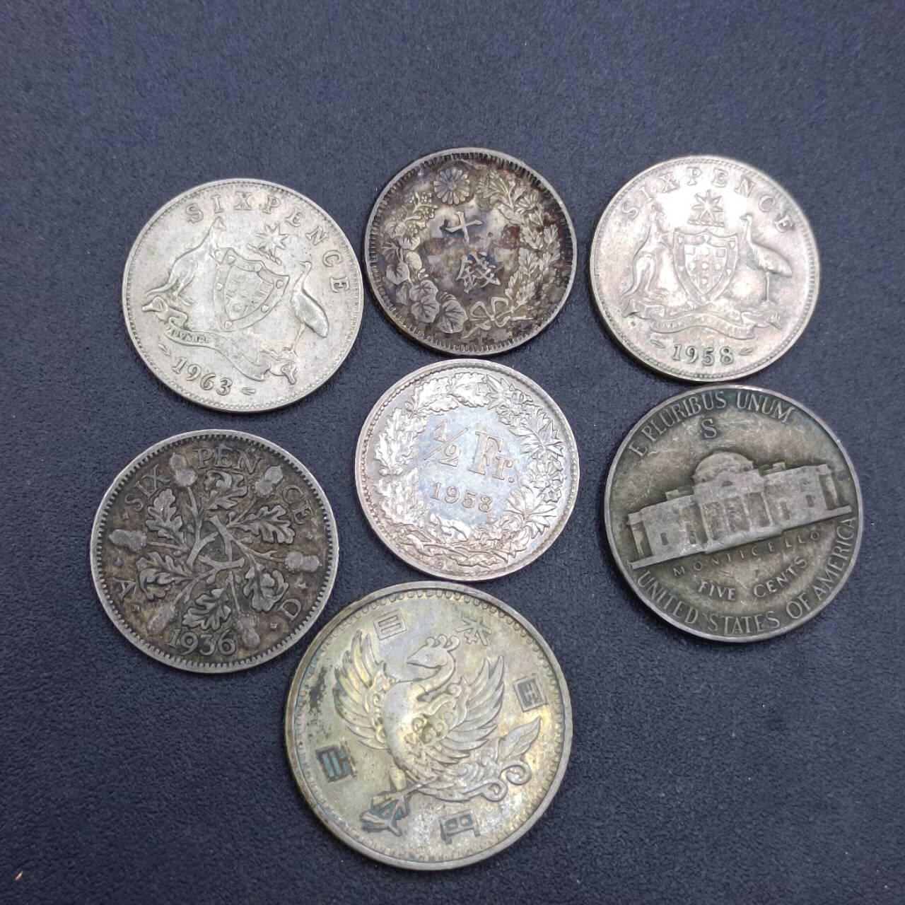 【淘币小摊】限时拍第六百八十六拍  散币批量场 满百包邮可预留两周  周一统一发货  银币7枚
