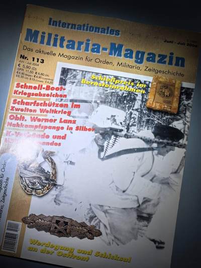 盛世勋华——号角文化勋章邮票专场拍卖第270期 - 德国出版 Militaria-Magazin杂志 2004年六七月刊总第113期 50页