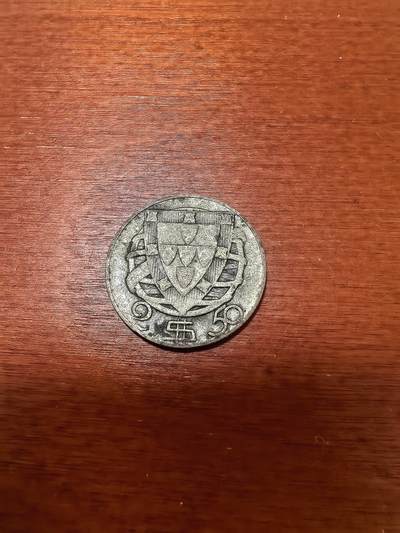 长老汇马年精选第十九场拍卖 1944葡萄牙帆船2.5埃斯库多斯银币，3.5克650银