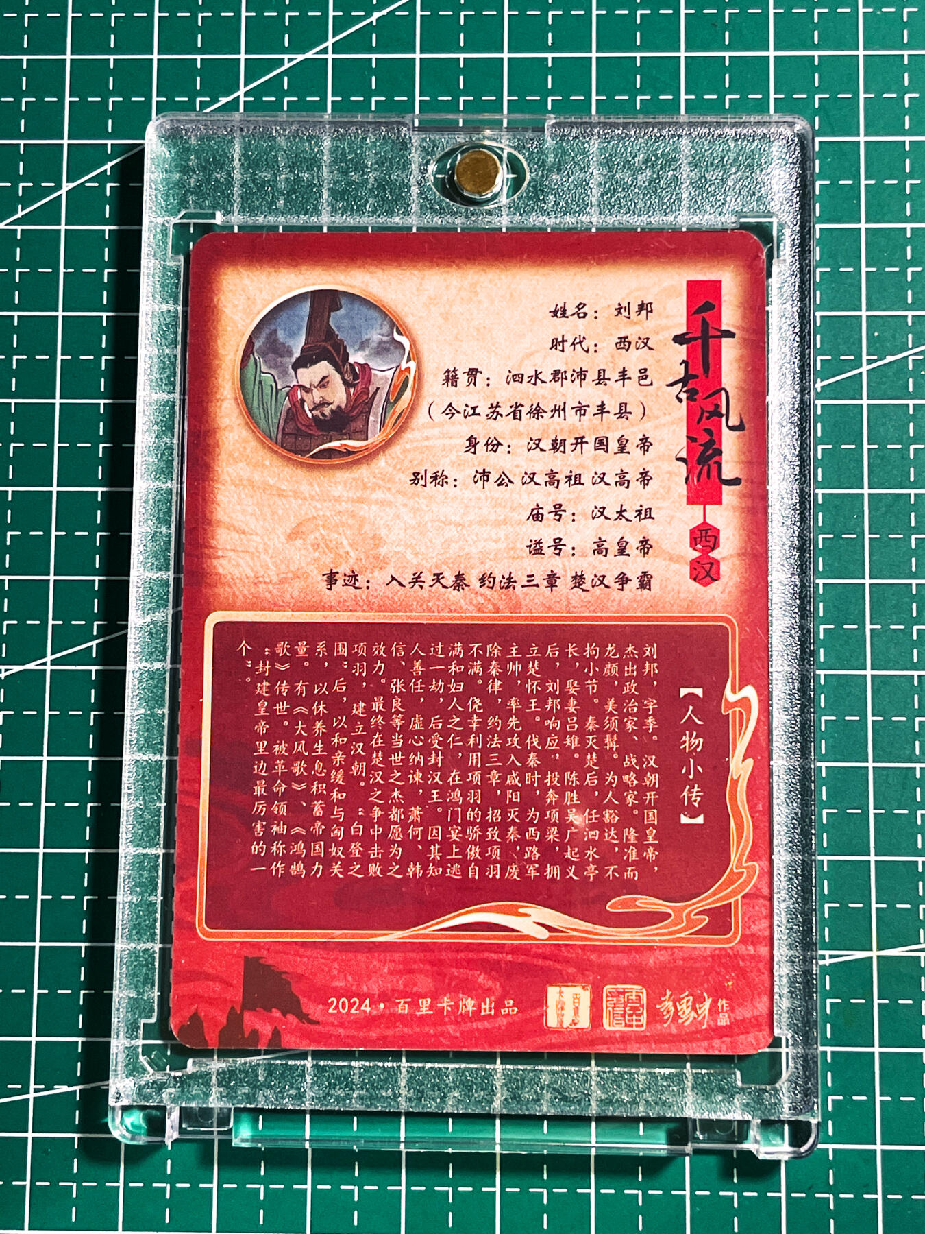 显眼宝24期 个人精选 【带卡砖 普卡】 千古风流 刘邦 斩白蛇 看画无敌 普卡 63*88
