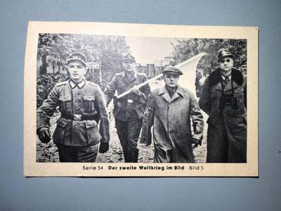 盛世勋华——号角文化勋章邮票专场拍卖第270期 - 德国（1939）宣传卡片 华沙的投降 一名传达进行投降谈判请求的议员，在白色旗帜的保护下，由警察部队护送前往德国指挥官处