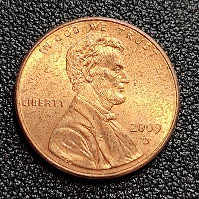 泉币菌-第59场-各国老币铜币场 原光美国2009年 林肯诞辰200周年 1美分纪念币