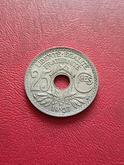 【云涧收藏】第四十六场 - 法国1937年25生丁