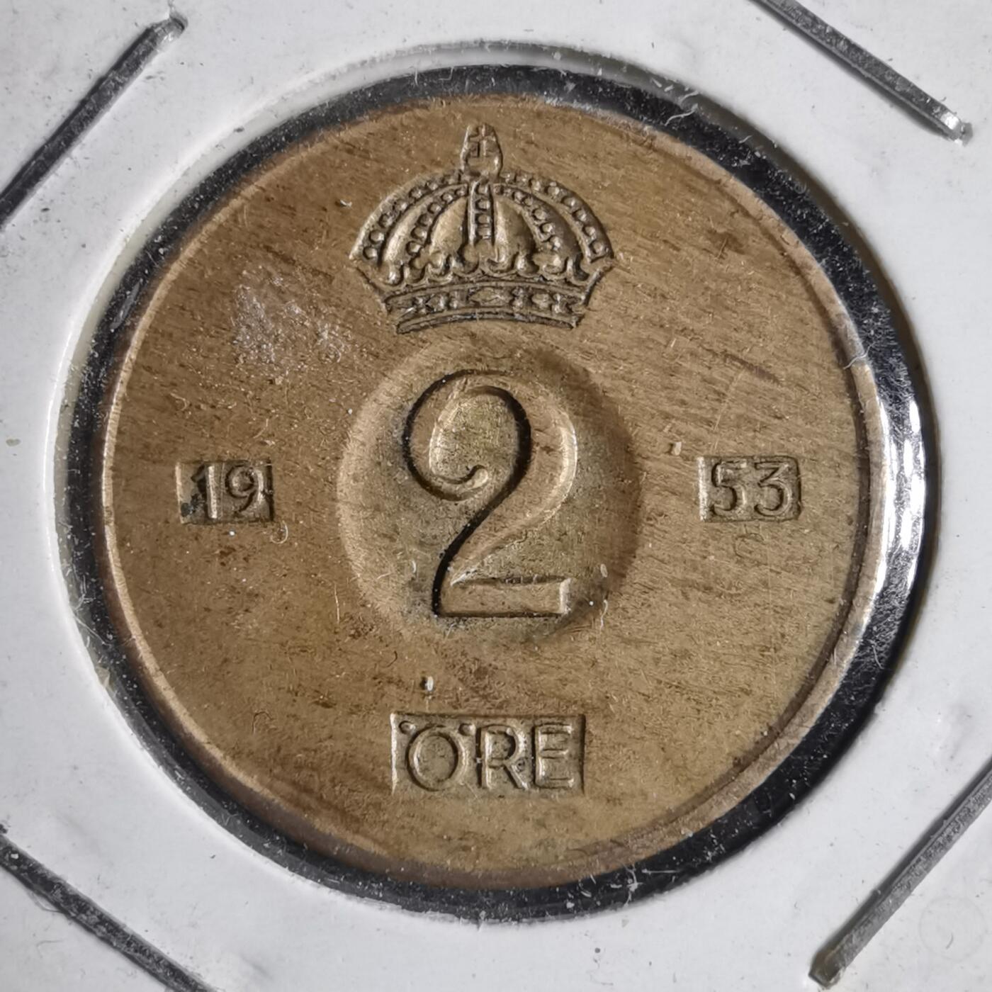 沼泽如烟--第789场 瑞典1953年2欧尔