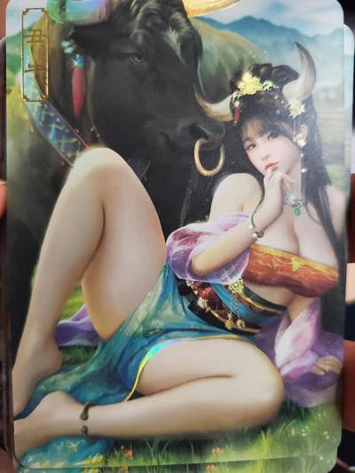 樱桃卡拍006场 超多特藏 - 卡将十二生肖 牛 普通款 金彩