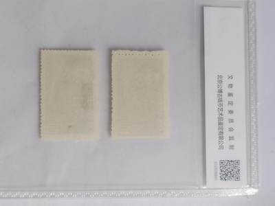 邮票专场 1951年 鲁迅逝世十五周年纪念邮票一套二枚。