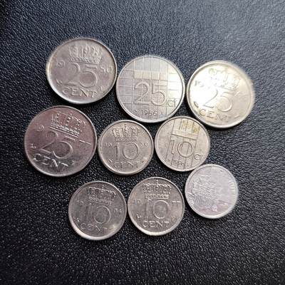 泉币菌-第58场-各国老币铜币场 - 荷兰币 10枚