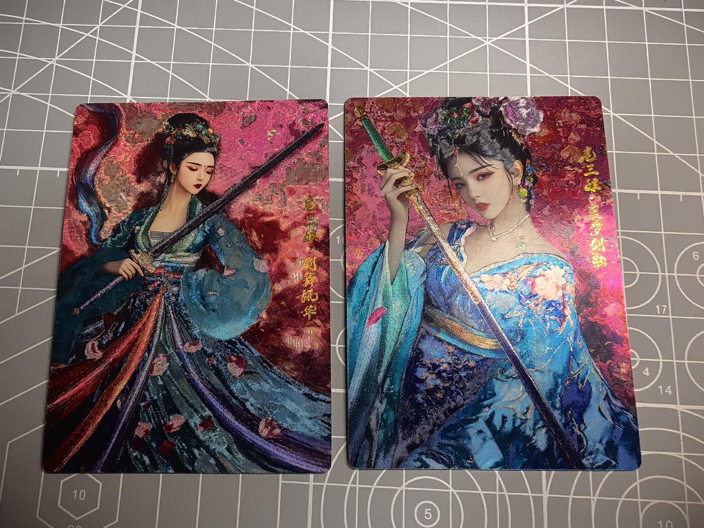 奇点卡牌 奇点卡牌扈三娘粗闪一对