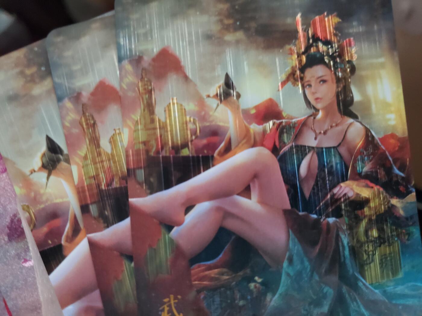 樱桃卡拍006场 超多特藏 燎原魅系列 武则天 流光工艺 三渐变