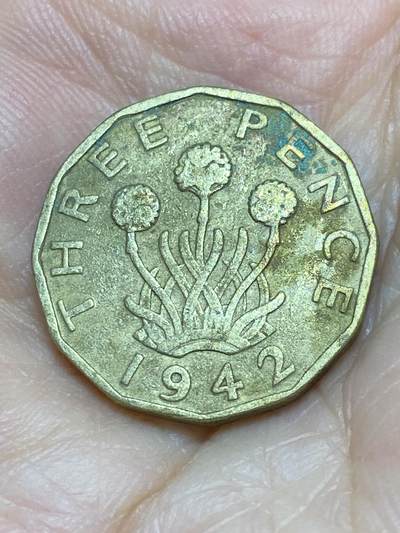 2025年第六十九场(总第九十五场）外国好品散币(免佣金) - 英国🇬🇧1942年3便士(乔治六世第一版，印度皇帝加字版)