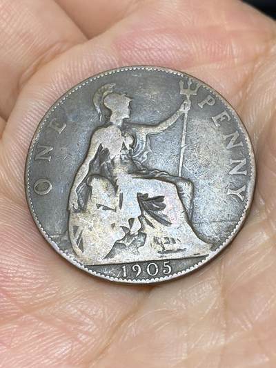 2025年第六十九场(总第九十五场）外国好品散币(免佣金) - 稀年–英国🇬🇧1905年1便士(爱德华七世时期)