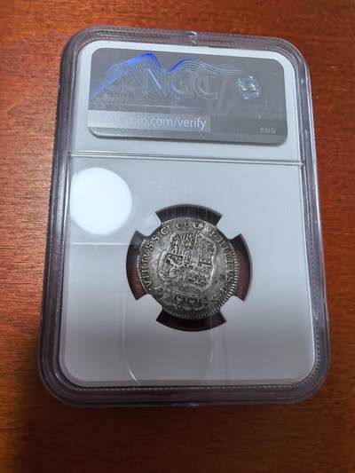 长老汇蛇年精选第二十八场拍卖 1690意大利那不勒斯和西西里10格拉纳银币，NGC XFD ，这个品种N盒出分仅有一枚