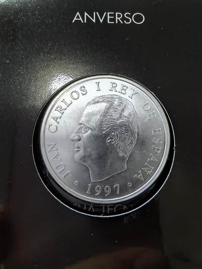 长老汇蛇年精选第二十八场拍卖 - 1997西班牙唐吉坷德2000比塞塔银币，卡装