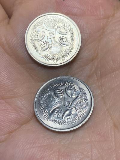 2025年第六十九场(总第九十五场）外国好品散币(免佣金) - 澳大利亚🇦🇺2枚：1989年、1983年5分
