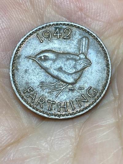 2025年第六十九场(总第九十五场）外国好品散币(免佣金) - 英国🇬🇧1942年1法新(乔治六世第一版，印度皇帝加字版)