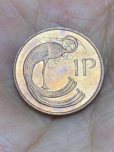 2025年第六十九场(总第九十五场）外国好品散币(免佣金) - 爱尔兰🇮🇪1994年1便士(共和国时期第二套，十进制第二版镀铜钢材质有磁版)