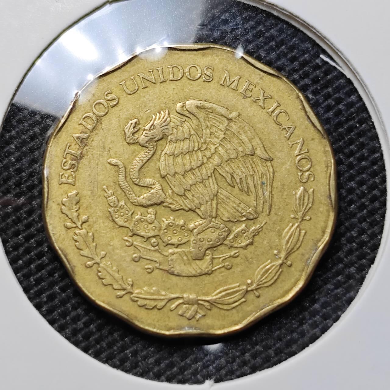 KK钱币收藏小铺 第312期 2月预留时间 周末发货 1992墨西哥50分 