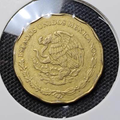 KK钱币收藏小铺 第312期 2月预留时间 周末发货 - 1992墨西哥50分 