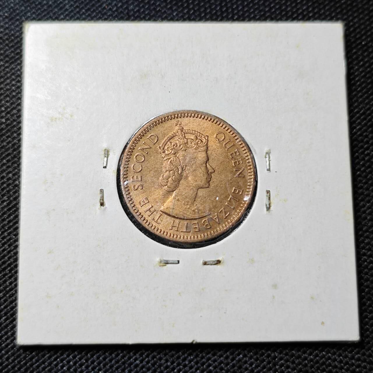 KK钱币收藏小铺 第312期 2月预留时间 周末发货 1955塞浦路斯3米尔 好品