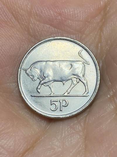 2025年第六十九场(总第九十五场）外国好品散币(免佣金) - 爱尔兰🇮🇪1992年5便士(共和国时期第二套十进制第二版，小尺寸版首发年)