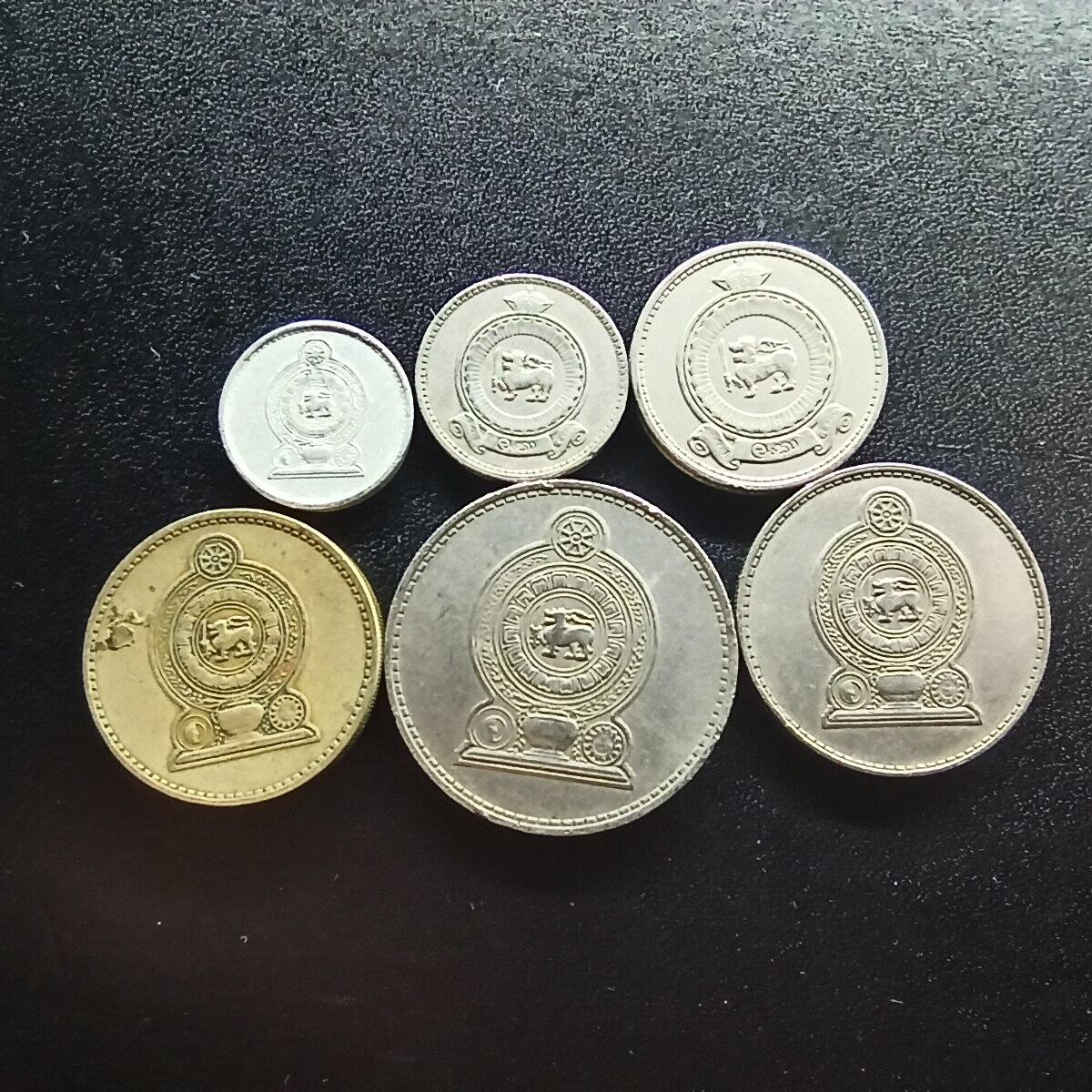 邮泉阁限时拍卖第十八场 各国硬币专场（拍卖结束后请付邮费，存留时间过长需全部邮寄） 斯里兰卡6枚