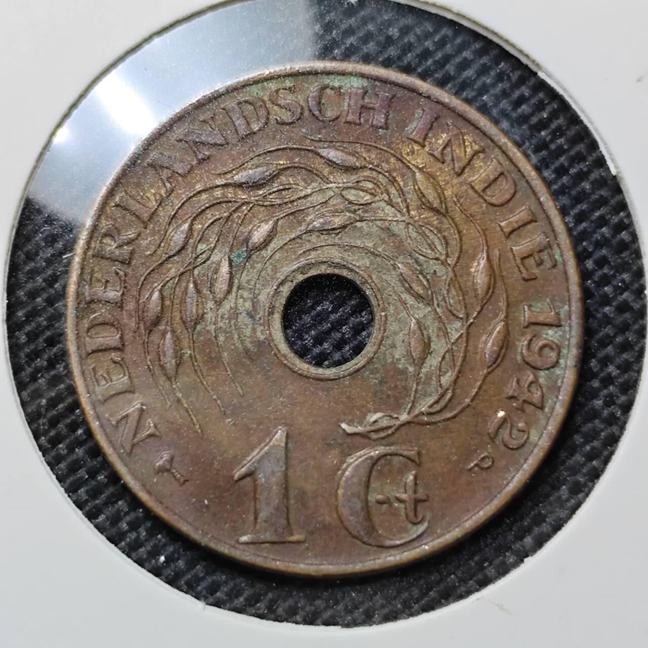 KK钱币收藏小铺 第312期 2月预留时间 周末发货 1942荷属东印度1分
