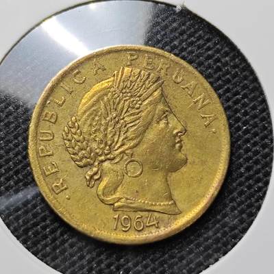 KK钱币收藏小铺 第312期 2月预留时间 周末发货 - 1964秘鲁10分 
