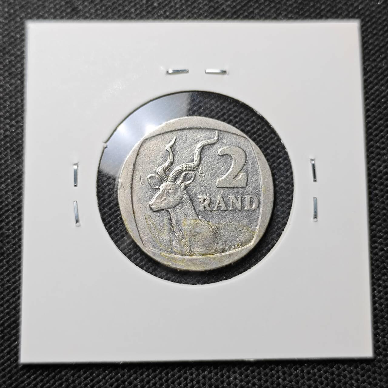 KK钱币收藏小铺 第312期 2月预留时间 周末发货 2003南非2兰特
