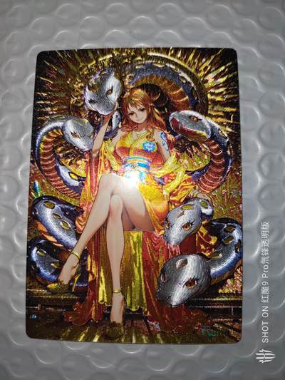 海豹玩卡国潮卡牌第二期 - 奇点卡牌     娜美裸卡一张   粗闪